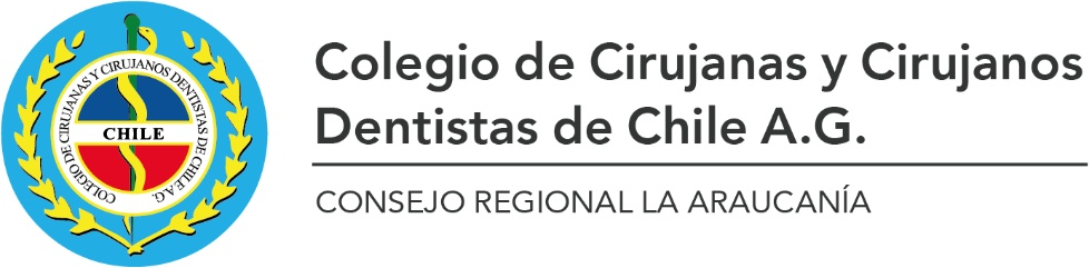 Colegio de Cirujanas y Cirujanos Dentistas de Chile A.G. — Consejo Regional La Araucanía